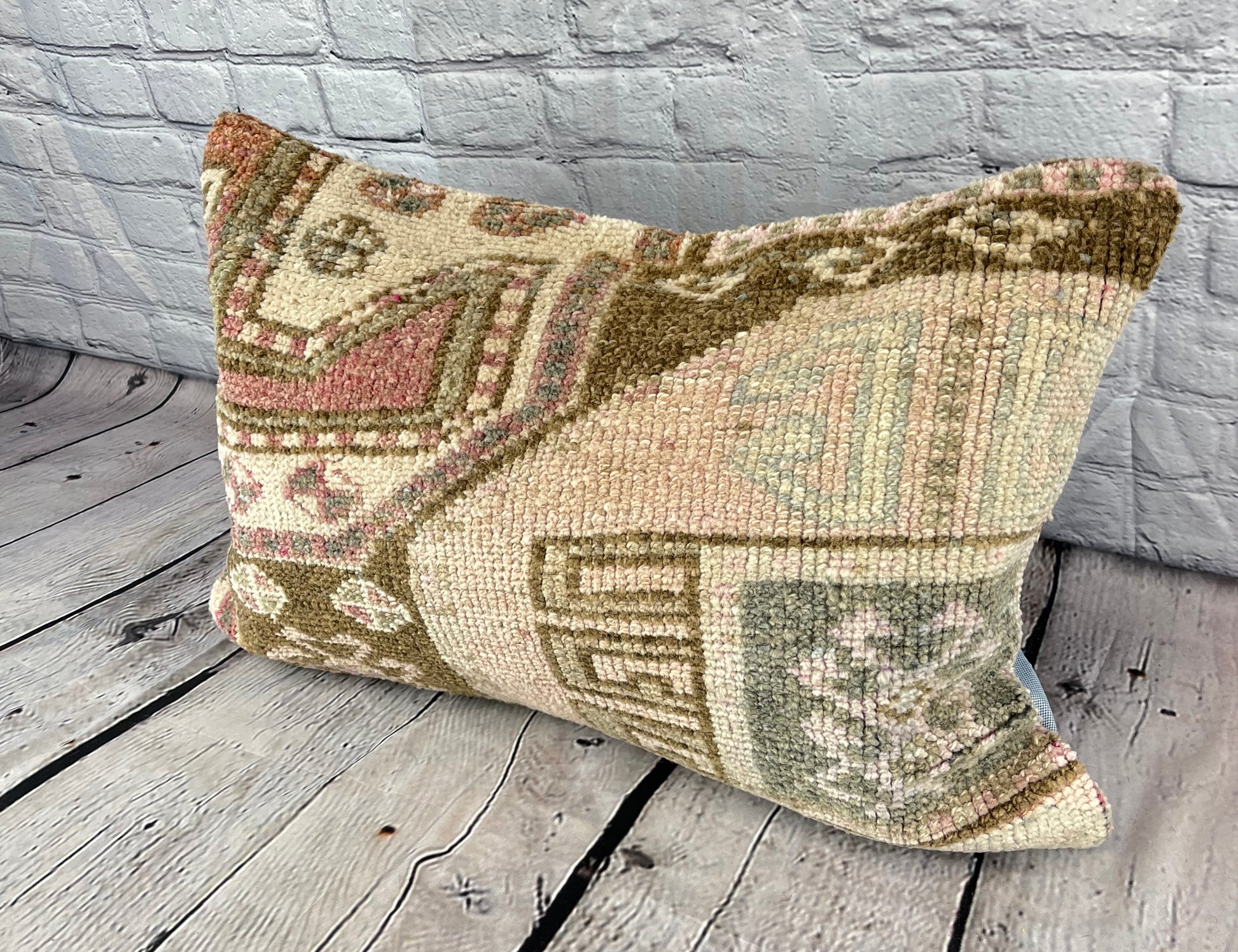 16 x 24 Rug Pillow Bosporus Bliss Turkish Pillow Cushion Cover #7473