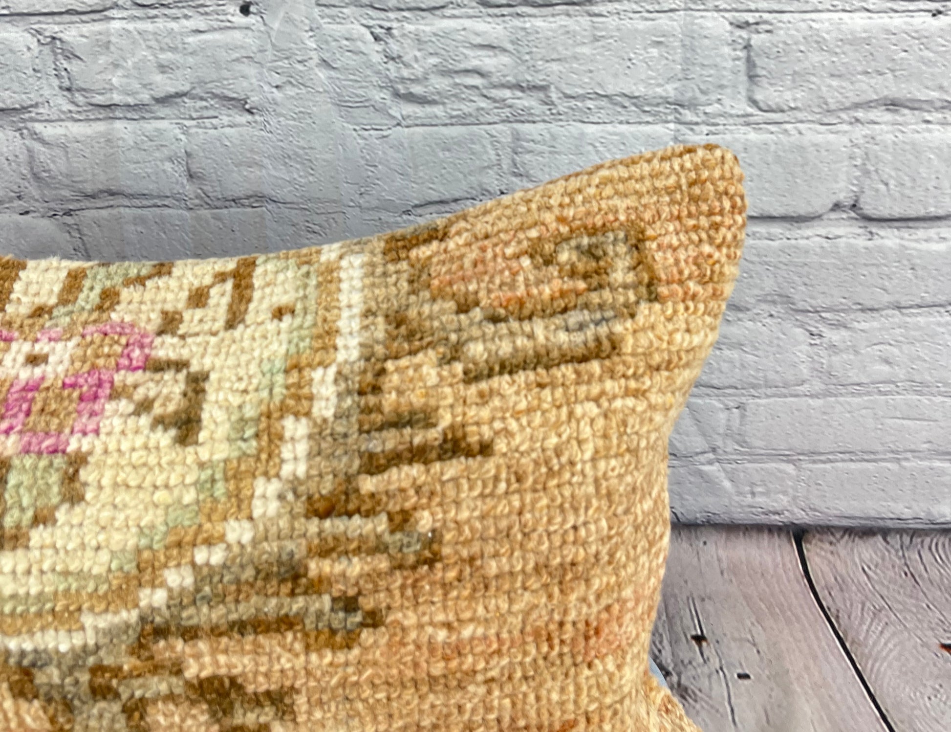 16 x 24 Rug Pillow Aegean Retreat Turkish Pillow Cushion Cover #7470