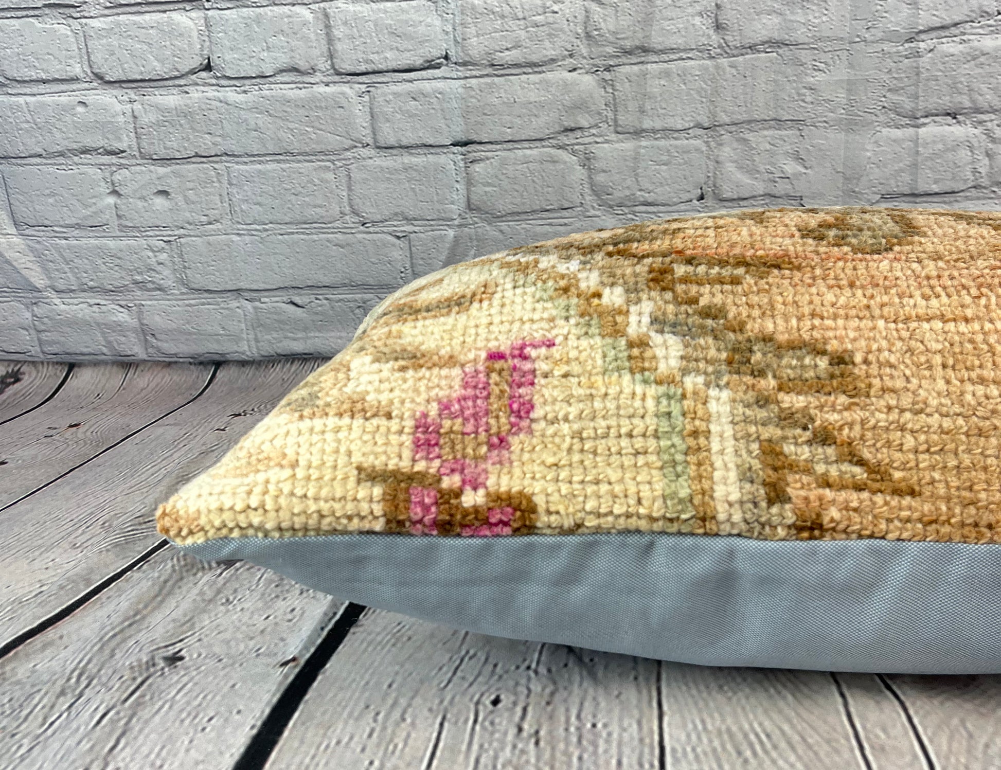 16 x 24 Rug Pillow Aegean Retreat Turkish Pillow Cushion Cover #7470