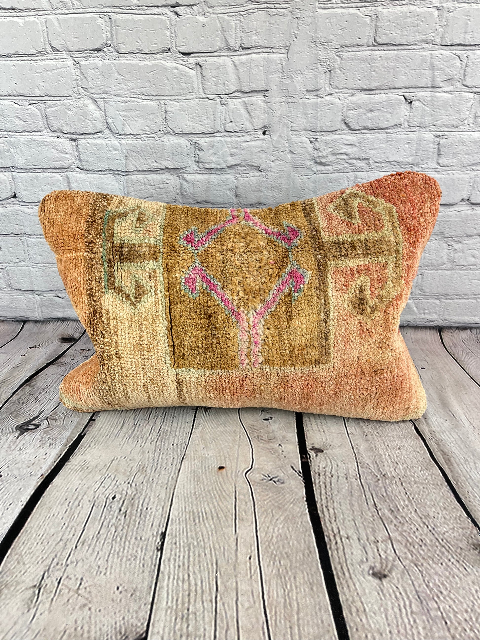 16 x 24 Rug Pillow Sapphire Serenity Turkish Pillow Cushion Cover #7463