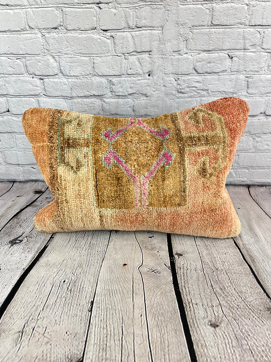 16 x 24 Rug Pillow Sapphire Serenity Turkish Pillow Cushion Cover #7463