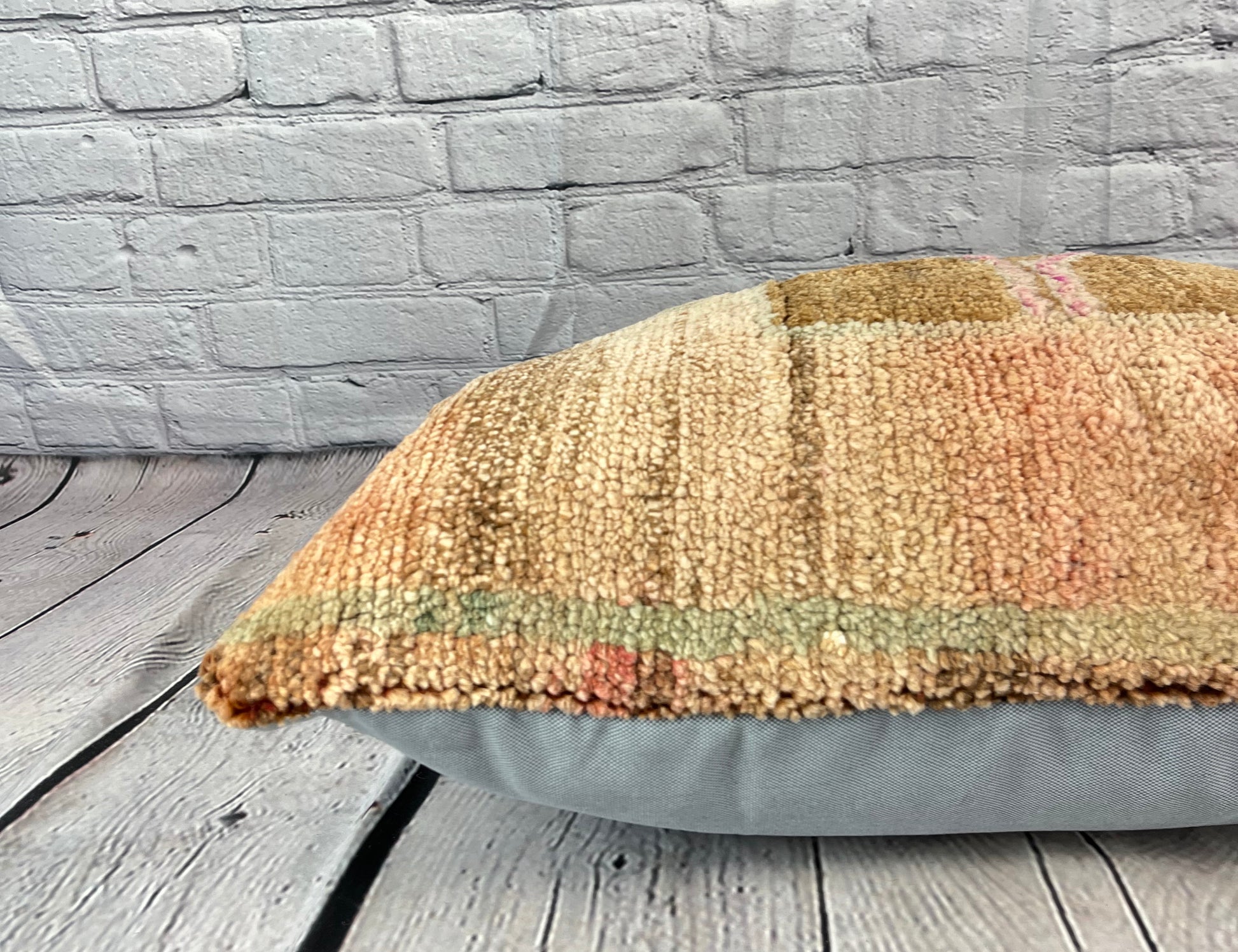 16 x 24 Rug Pillow Sapphire Serenity Turkish Pillow Cushion Cover #7463