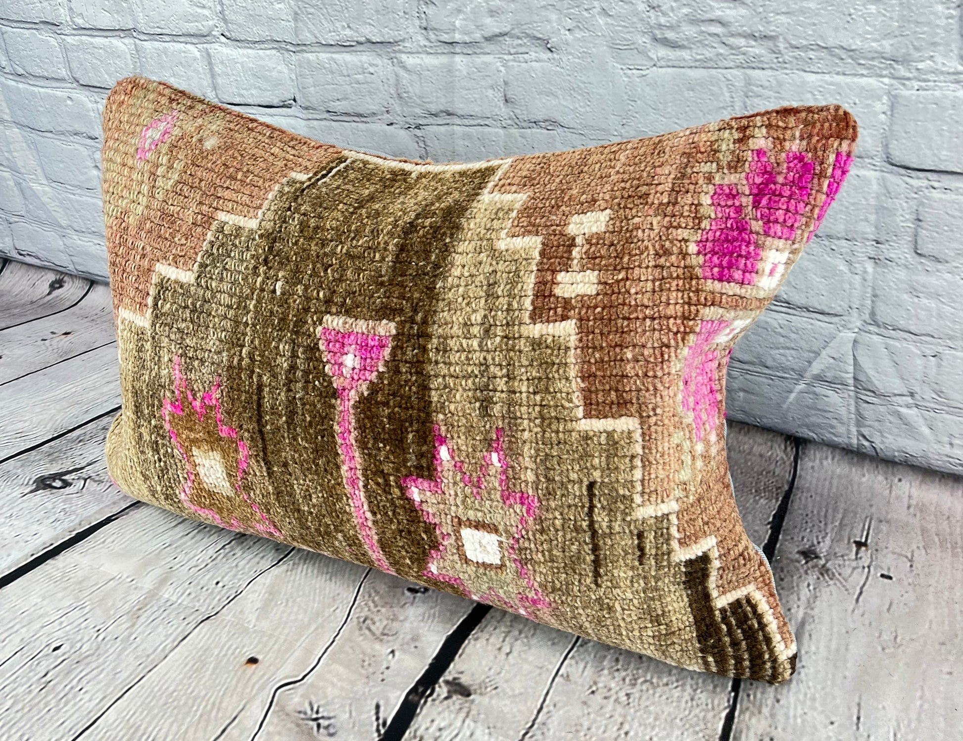 16 x 24 Rug Pillow Anatolian Harmony Turkish Pillow Cushion Cover #7455