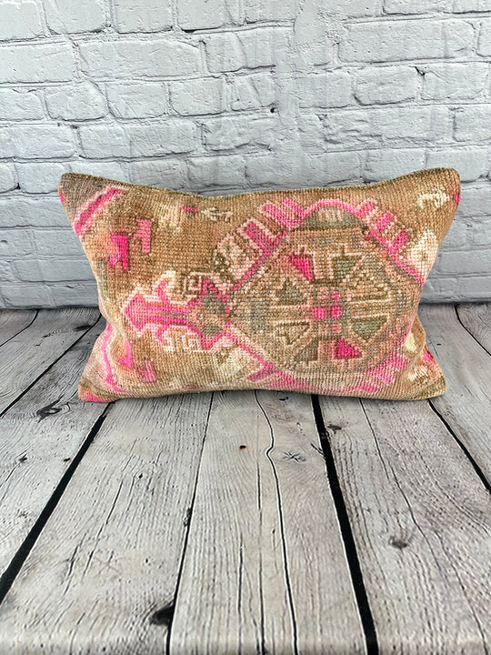 16 x 24 Rug Pillow Bosporus Serenade Turkish Pillow Cushion Cover #7676