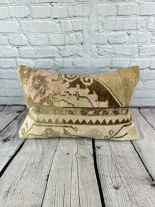 16 x 24 Rug Pillow Sultanate Solace Turkish Pillow Cushion Cover #7453