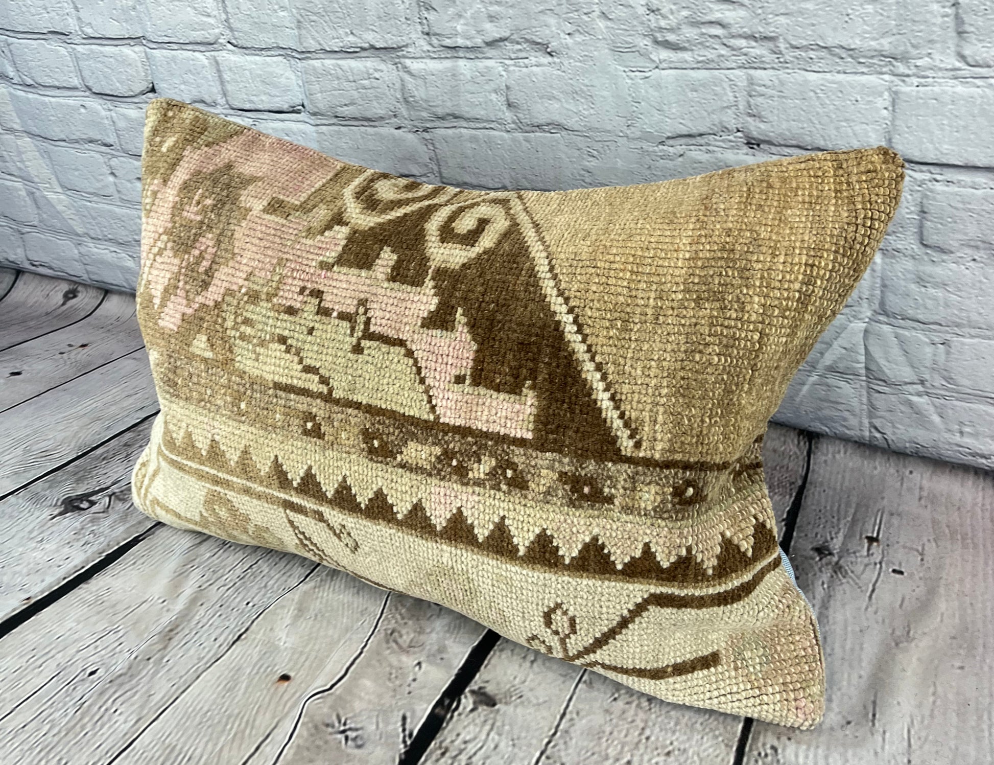 16 x 24 Rug Pillow Sultanate Solace Turkish Pillow Cushion Cover #7453