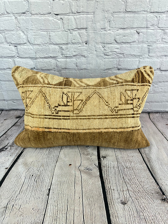 16 x 24 Rug Pillow Ottoman Retreat Turkish Pillow Cushion Cover #6672