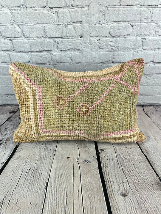 16 x 24 Rug Pillow Byzantine Splendor Turkish Pillow Cushion Cover #7418