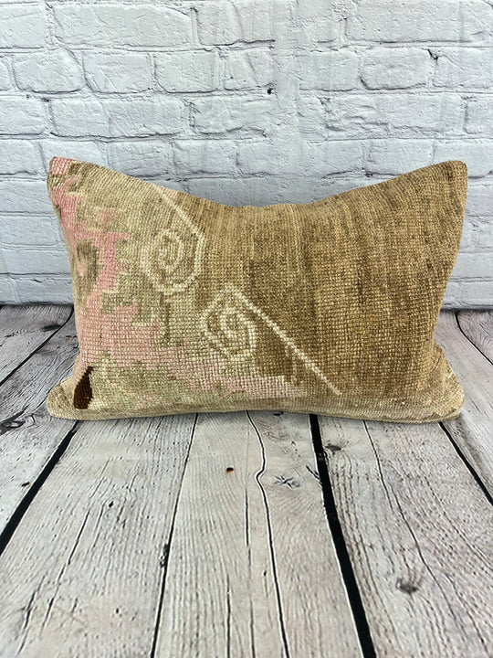 16 x 24 Rug Pillow Bosporus Harmony Turkish Pillow Cushion Cover #7440