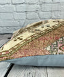 16 x 24 Rug Pillow Sapphire Serenade Turkish Pillow Cushion Cover #7433