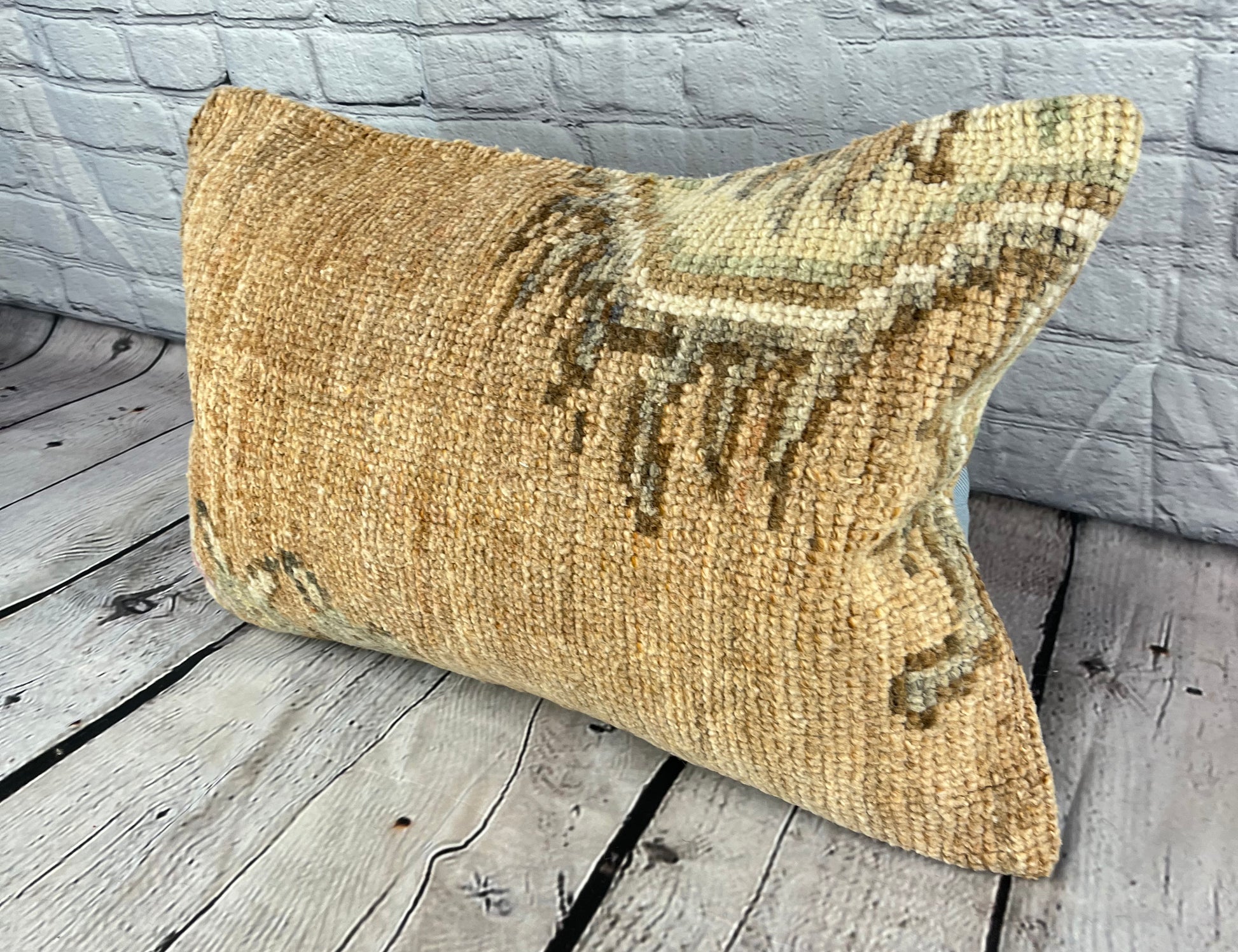 16 x 24 Rug Pillow Aegean Reverie Turkish Pillow Cushion Cover #7438