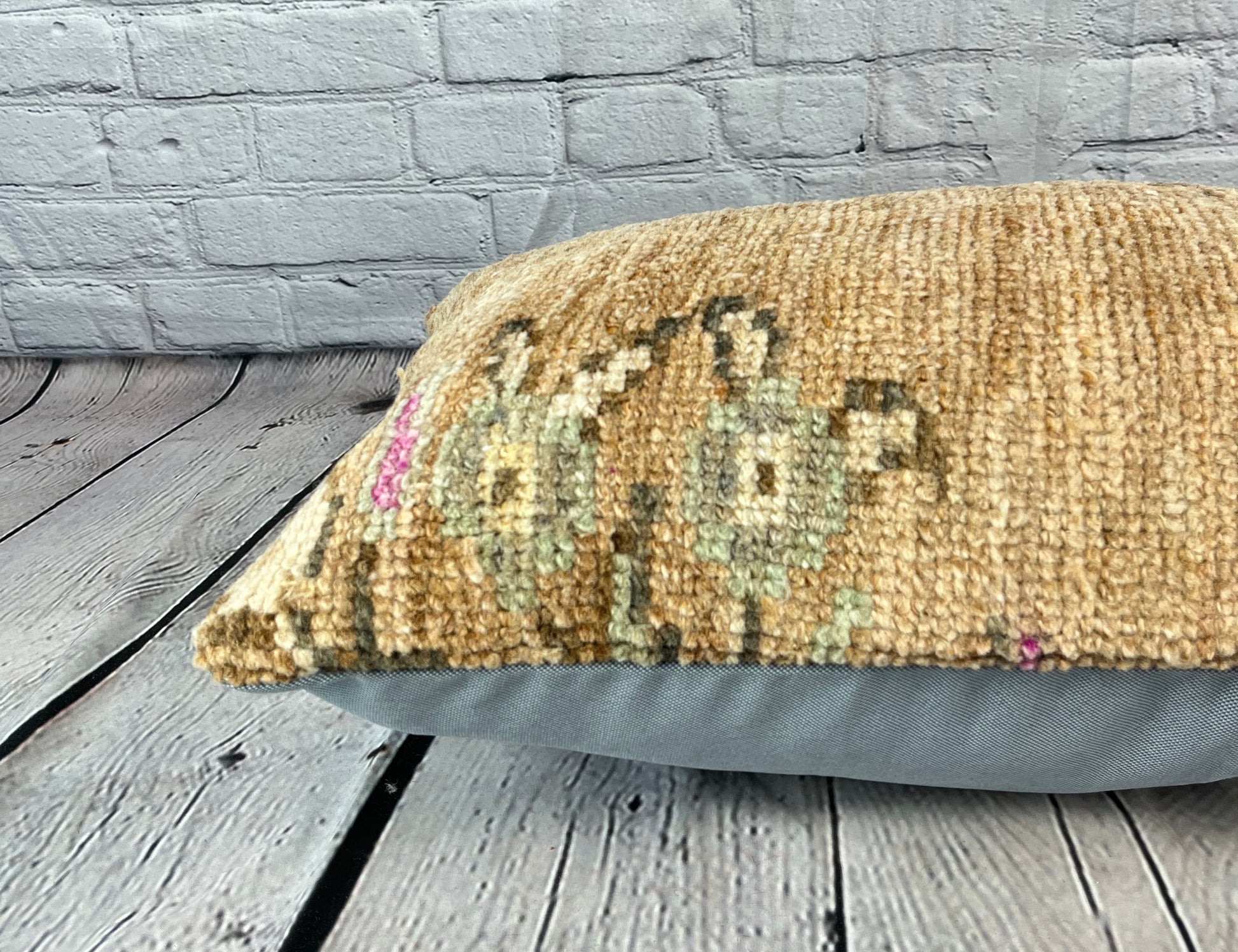 16 x 24 Rug Pillow Aegean Reverie Turkish Pillow Cushion Cover #7438