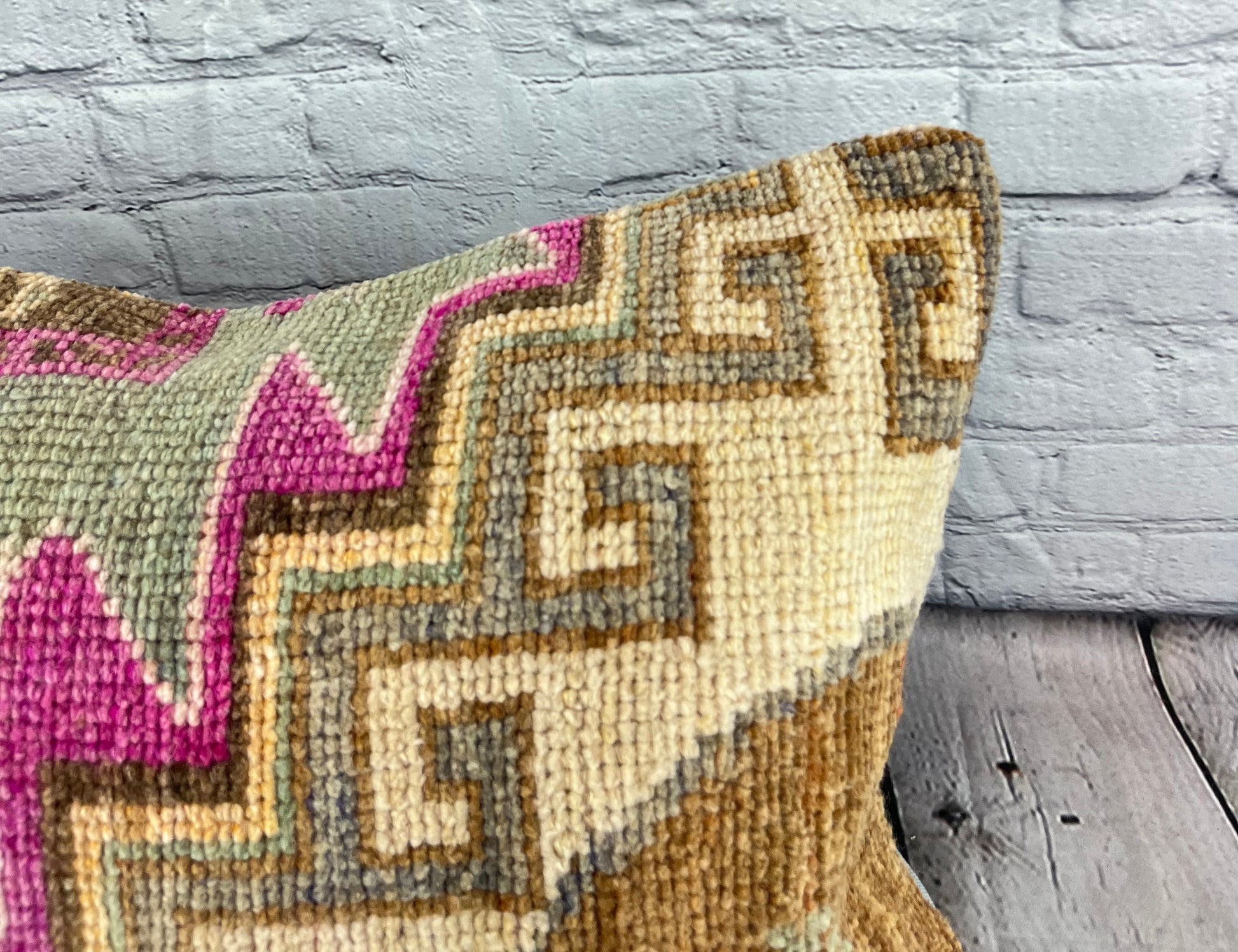 16 x 24 Rug Pillow Ottoman Havenly Turkish Pillow Cushion Cover #7456