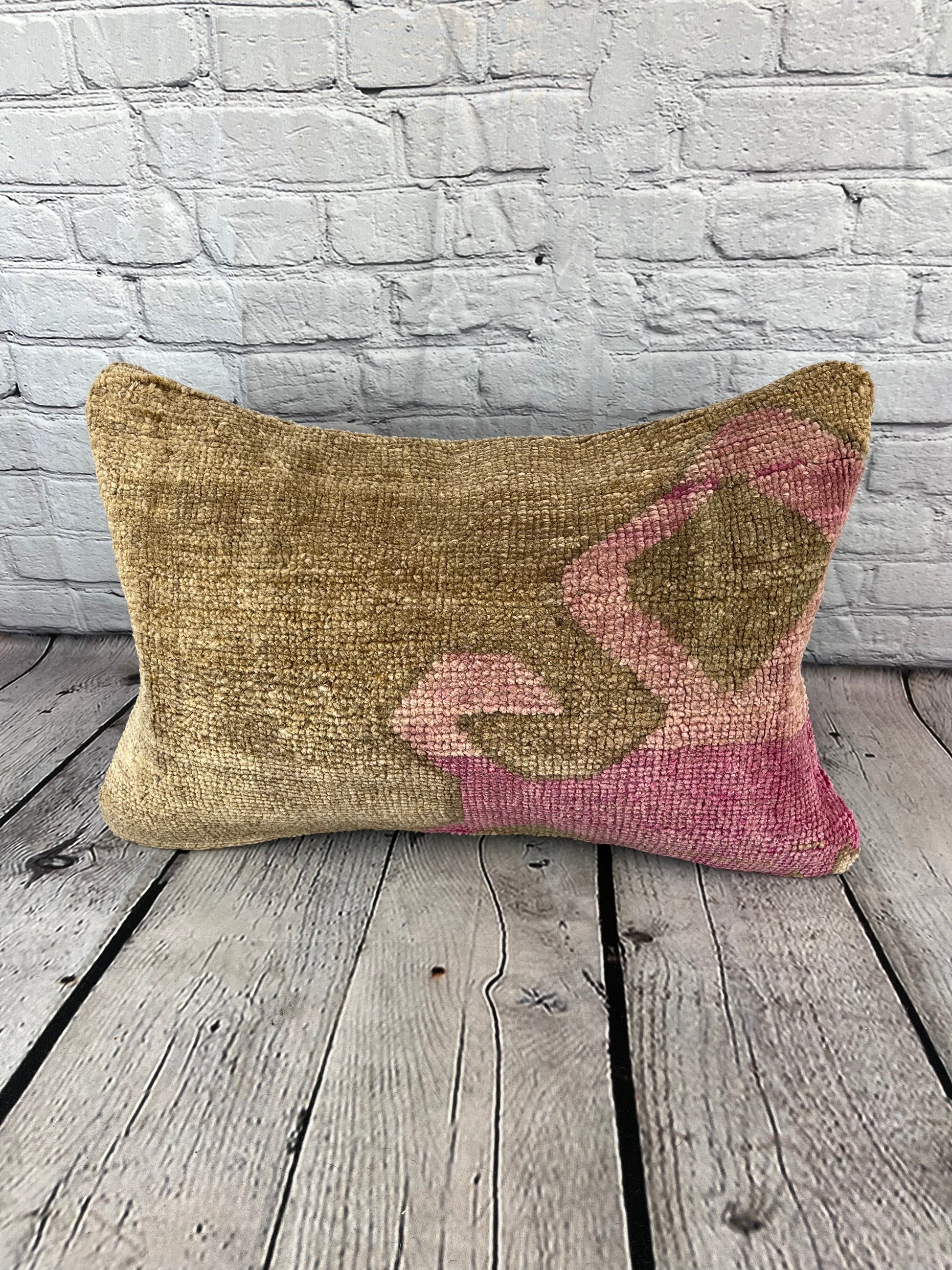 16 x 24 Rug Pillow Sapphire Hush Turkish Pillow Cushion Cover #7430