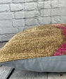 16 x 24 Rug Pillow Sapphire Hush Turkish Pillow Cushion Cover #7430