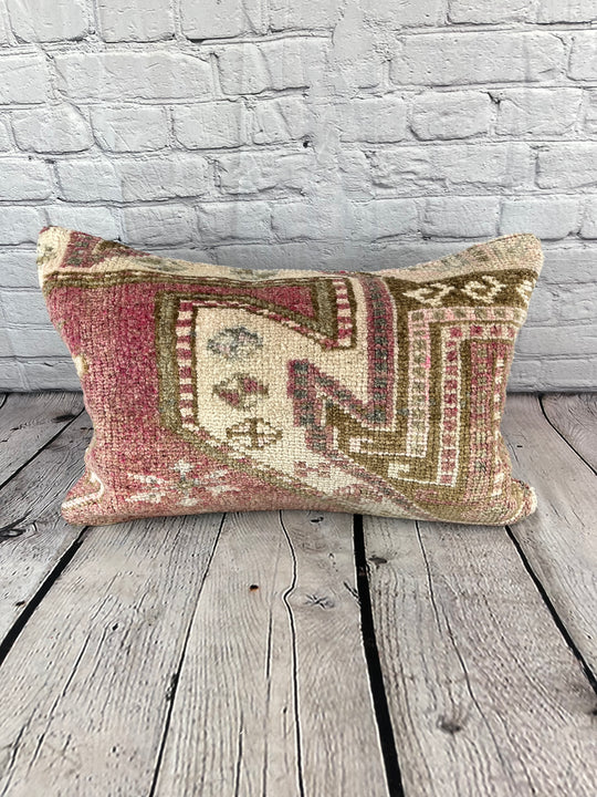 16 x 24 Rug Pillow Cappadocian Comfort Turkish Pillow Cushion Cover #7449