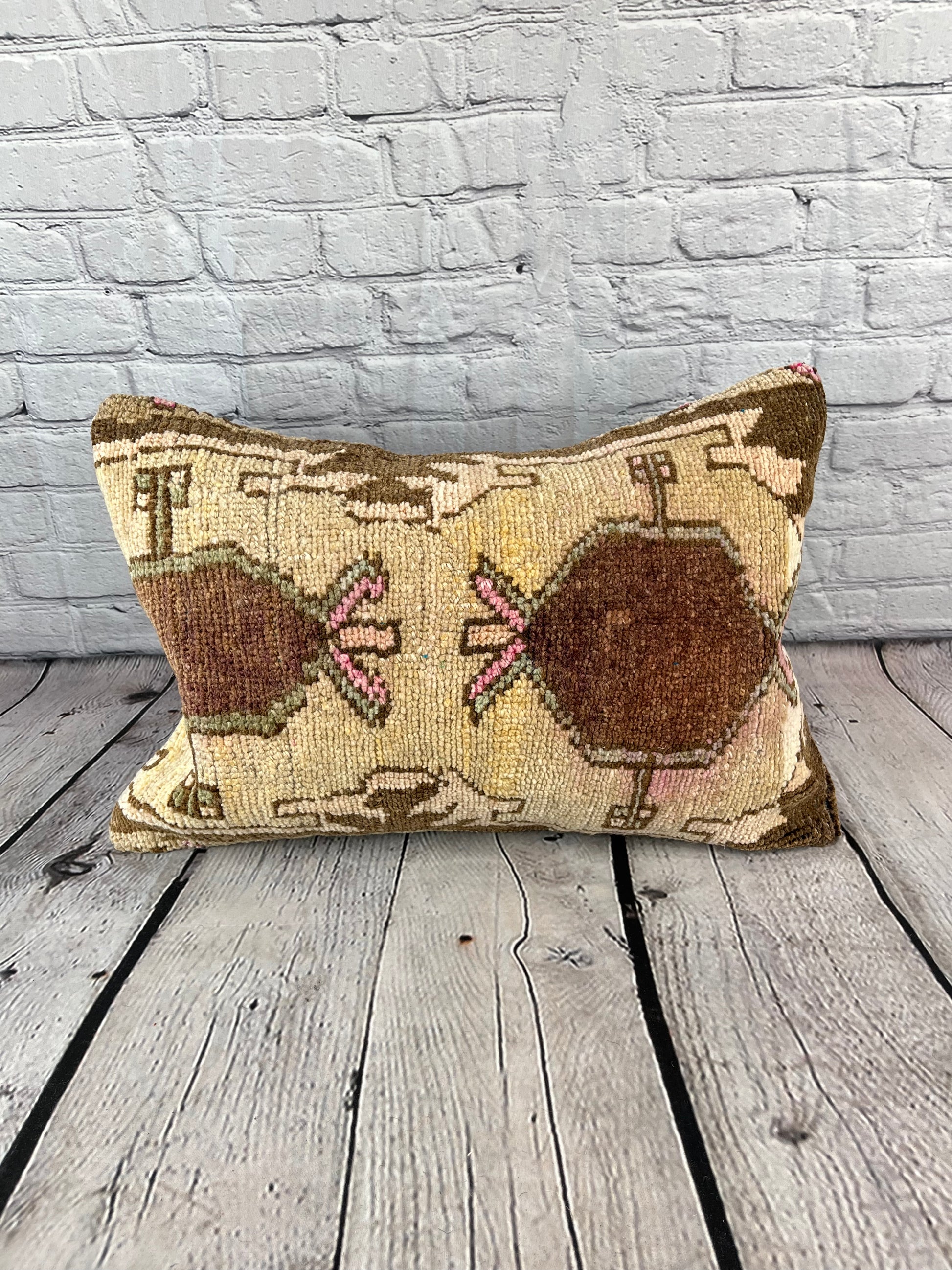 16 x 24 Rug Pillow Bosporus Whispers Turkish Pillow Cushion Cover #7485