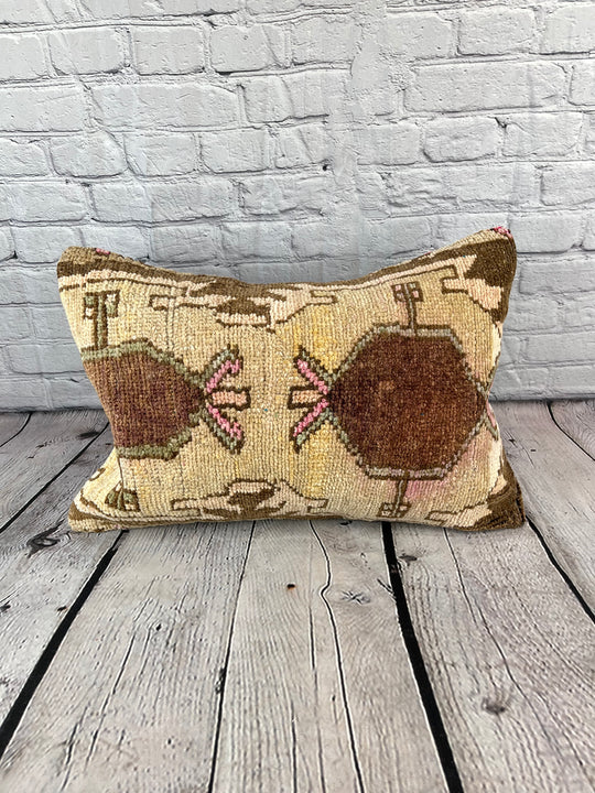 16 x 24 Rug Pillow Bosporus Whispers Turkish Pillow Cushion Cover #7485