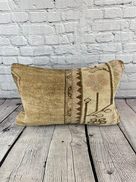 16 x 24 Rug Pillow Sultanate Bliss Turkish Pillow Cushion Cover #7413