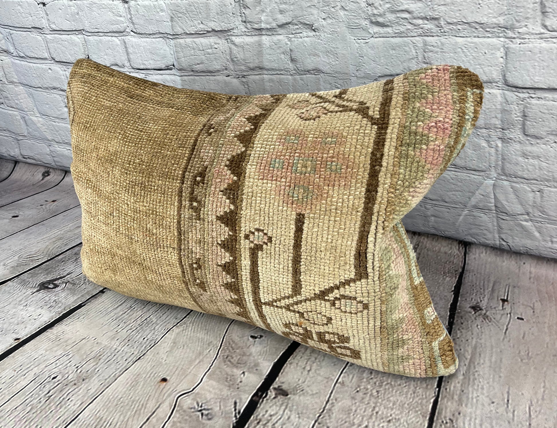 16 x 24 Rug Pillow Sultanate Bliss Turkish Pillow Cushion Cover #7413