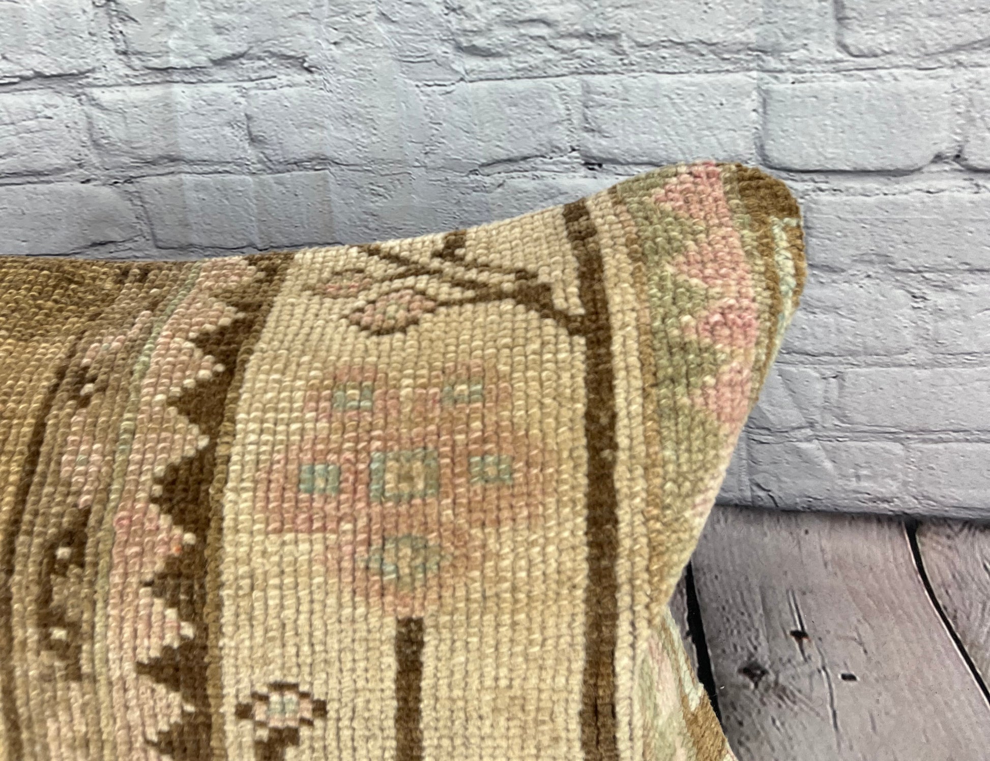 16 x 24 Rug Pillow Sultanate Bliss Turkish Pillow Cushion Cover #7413