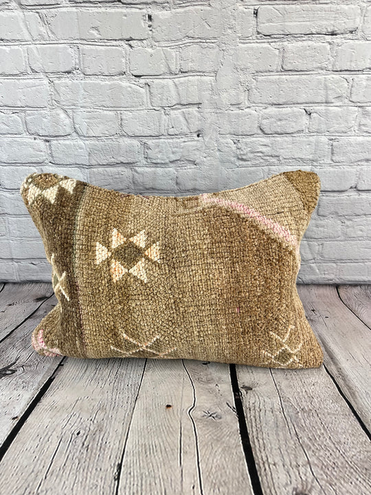 16 x 24 Rug Pillow Bosporus Harmony Turkish Pillow Cushion Cover #7466