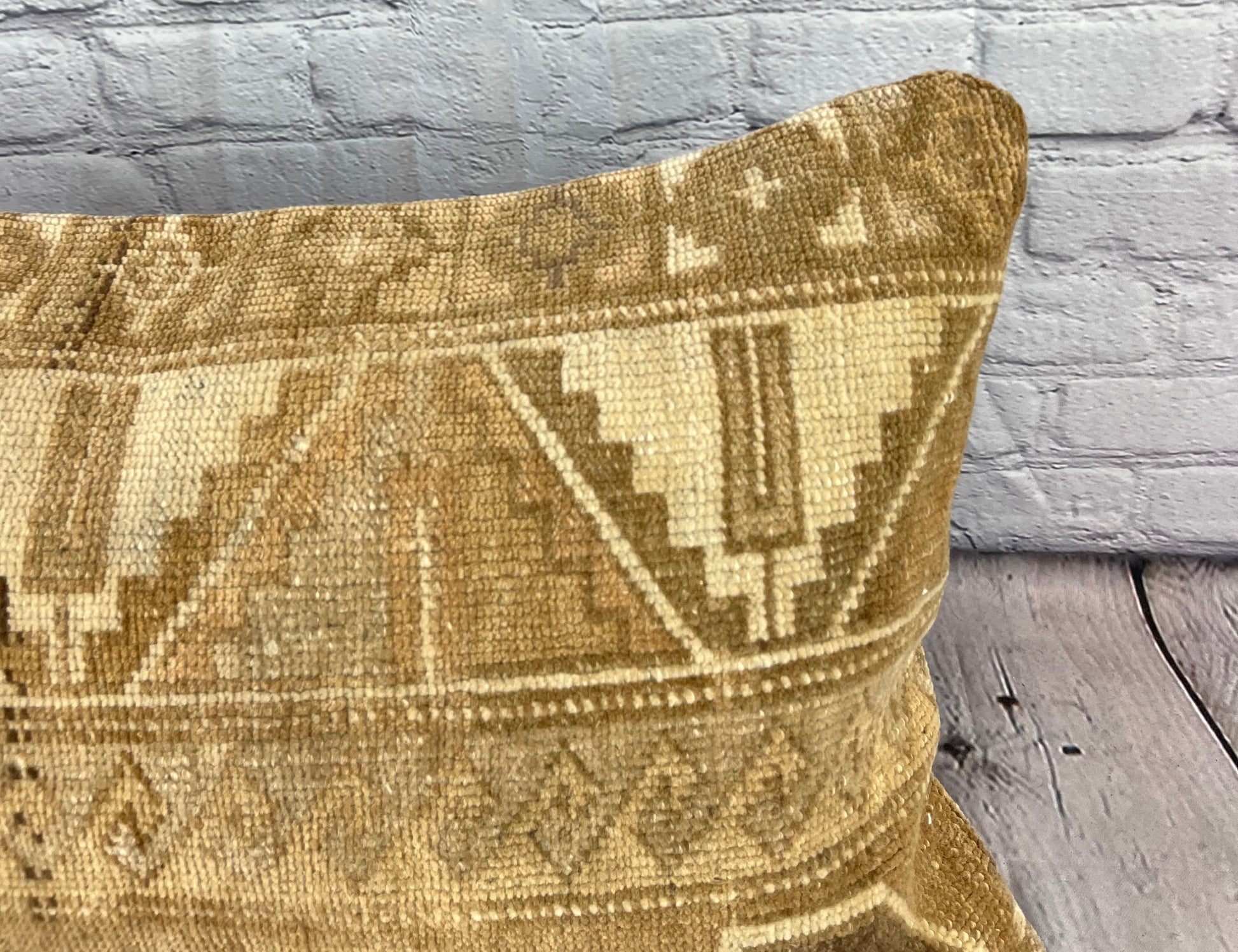 16 x 24 Rug Pillow Golden Meadows Turkish Pillow Cushion Cover #7458