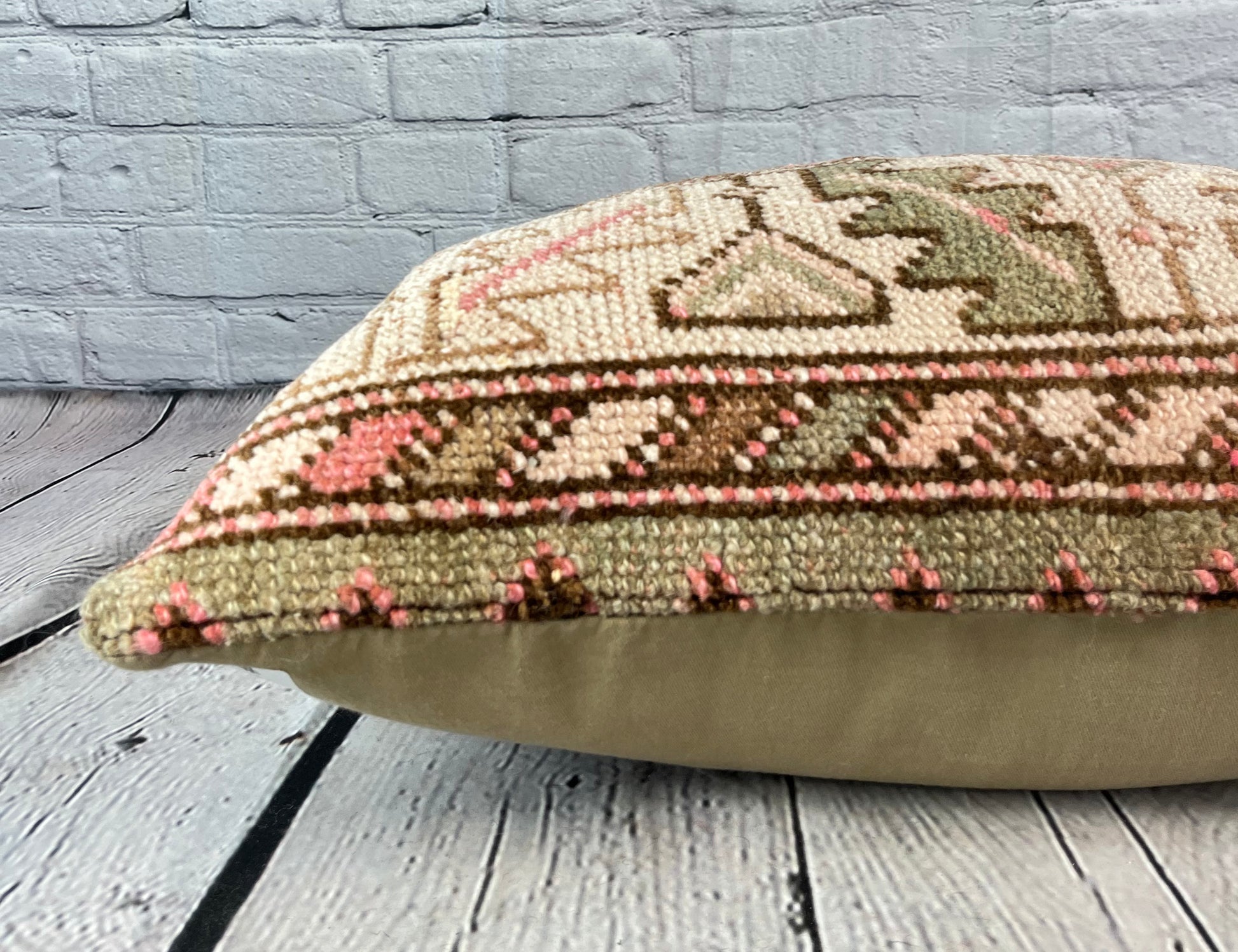 16 x 24 Rug Pillow Anatolian Echoes Turkish Pillow Cushion Cover #7846