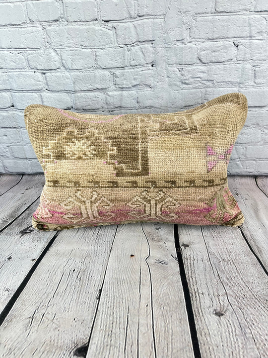 16 x 24 Rug Pillow Aegean Enchantment Turkish Pillow Cushion Cover #7838