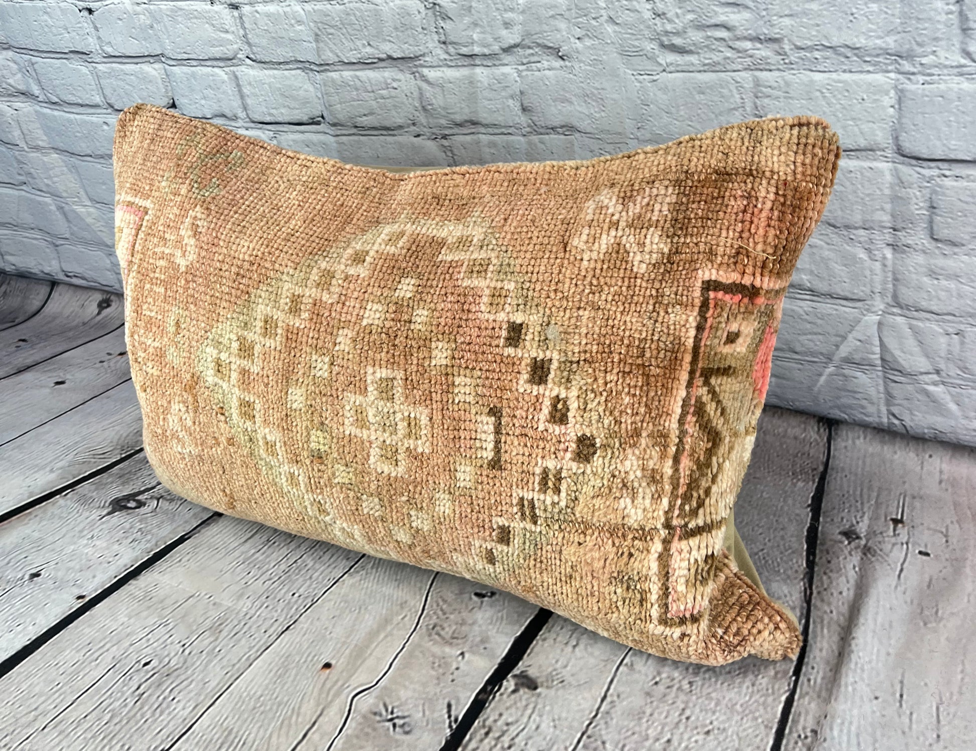 16 x 24 Rug Pillow Ottoman Sanctuary Turkish Pillow Cushion Cover #7839