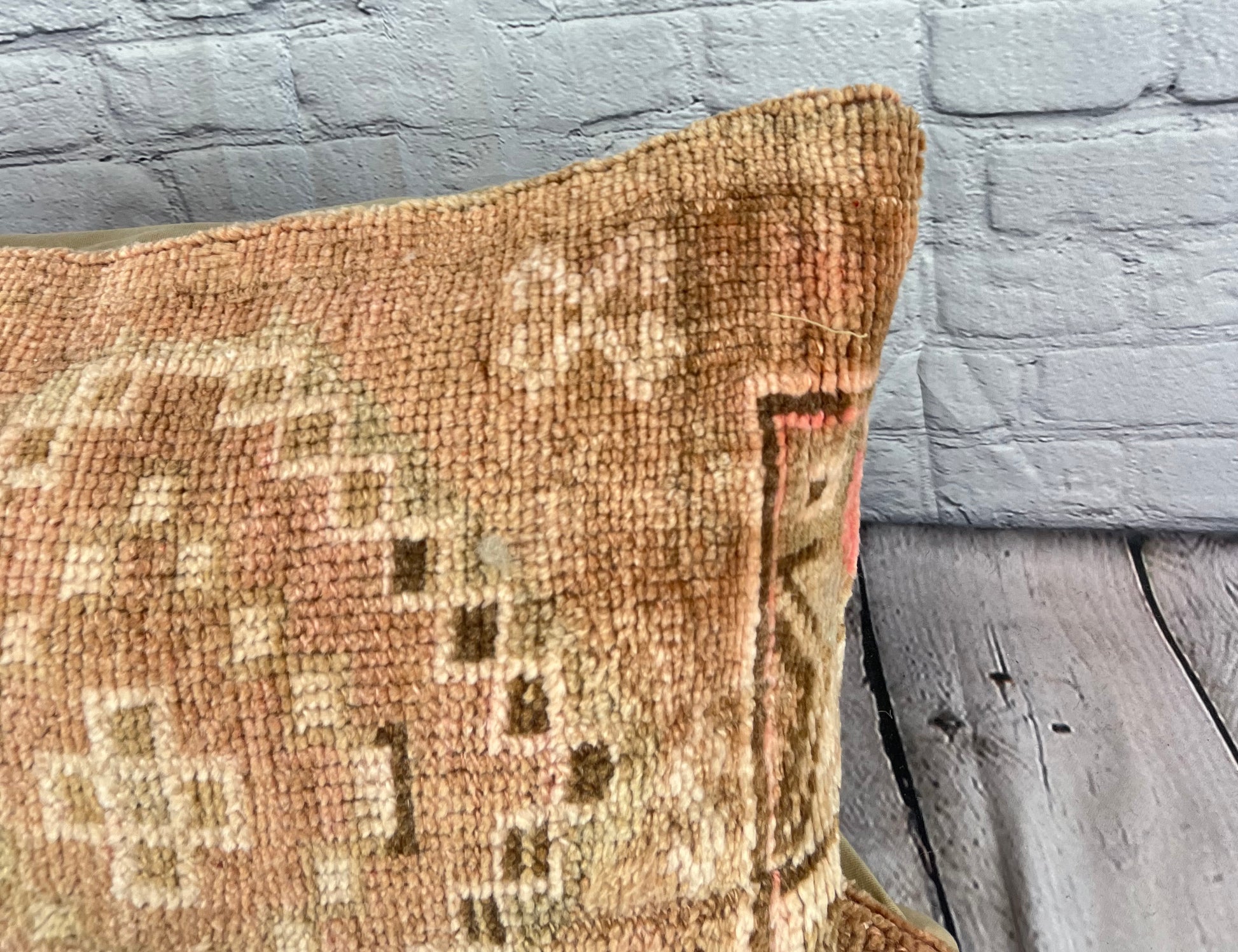 16 x 24 Rug Pillow Ottoman Sanctuary Turkish Pillow Cushion Cover #7839