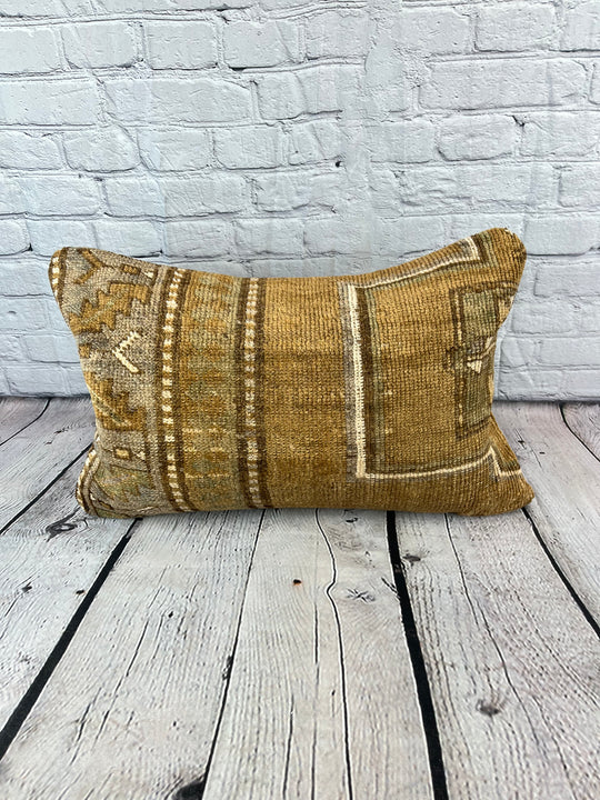 16 x 24 Rug Pillow Route Solitude Turkish Pillow Cushion Cover #7818