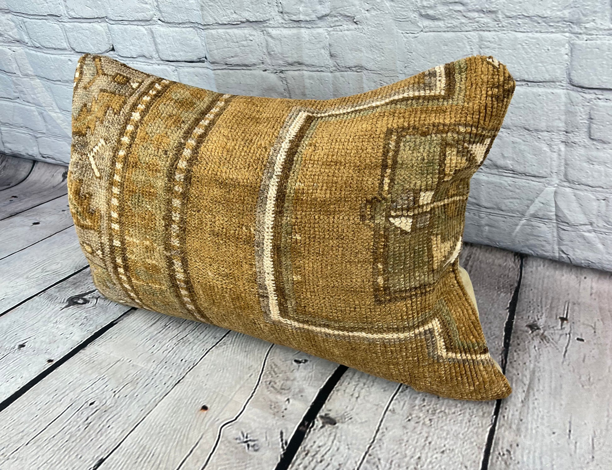 16 x 24 Rug Pillow Route Solitude Turkish Pillow Cushion Cover #7818