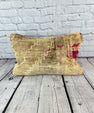 16 x 24 Rug Pillow Ottoman Opal Turkish Pillow Cushion Cover #7710