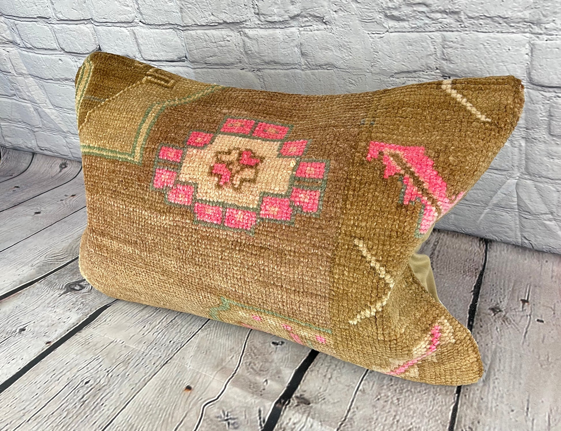 16 x 24 Rug Pillow Istanbul Melody Turkish Pillow Cushion Cover #7725