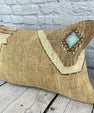 16 x 24 Rug Pillow Sapphire Solace Turkish Pillow Cushion Cover #7708
