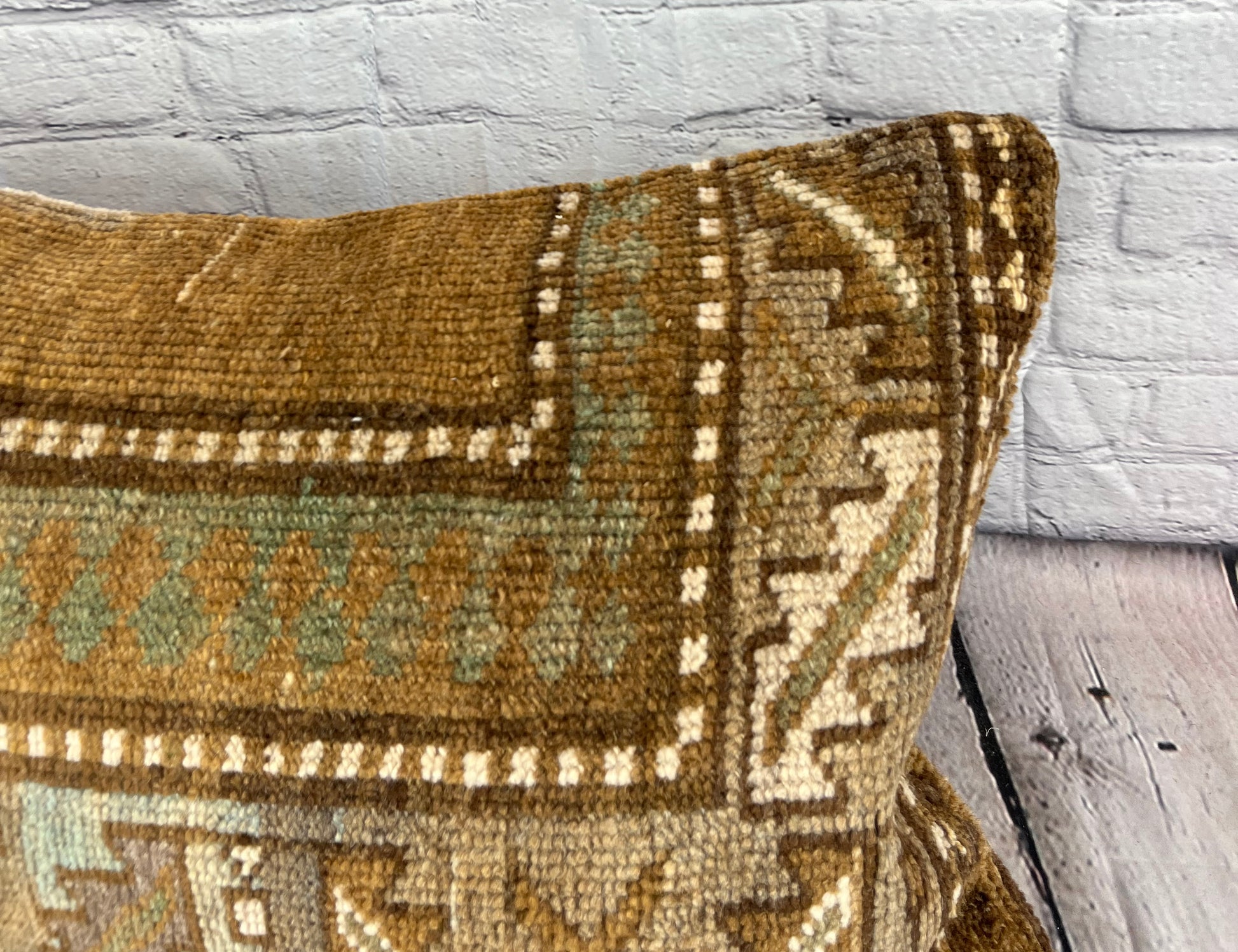 16 x 24 Rug Pillow Ottoman Elysian Bliss Turkish Pillow Cushion Cover #7685