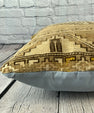 20 x 20 Rug Pillow Sultanate Golden Twilight Turkish Pillow Cushion Cover #7389