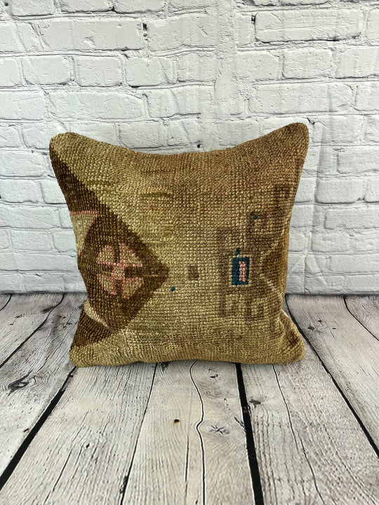 20 x 20 Rug Pillow Byzantine Gardens Turkish Pillow Cushion Cover #7660