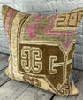 20 x 20 Rug Pillow Sapphire Twilight Turkish Pillow Cushion Cover #7403