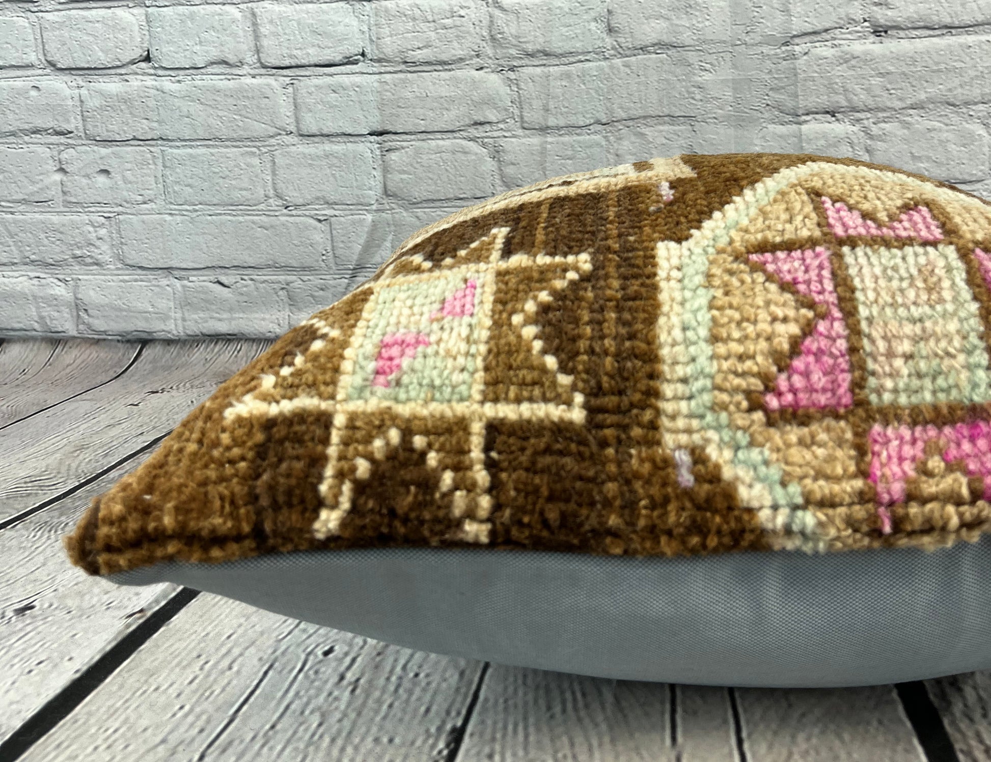 20 x 20 Rug Pillow Opulent Sunset Turkish Pillow Cushion Cover #7407
