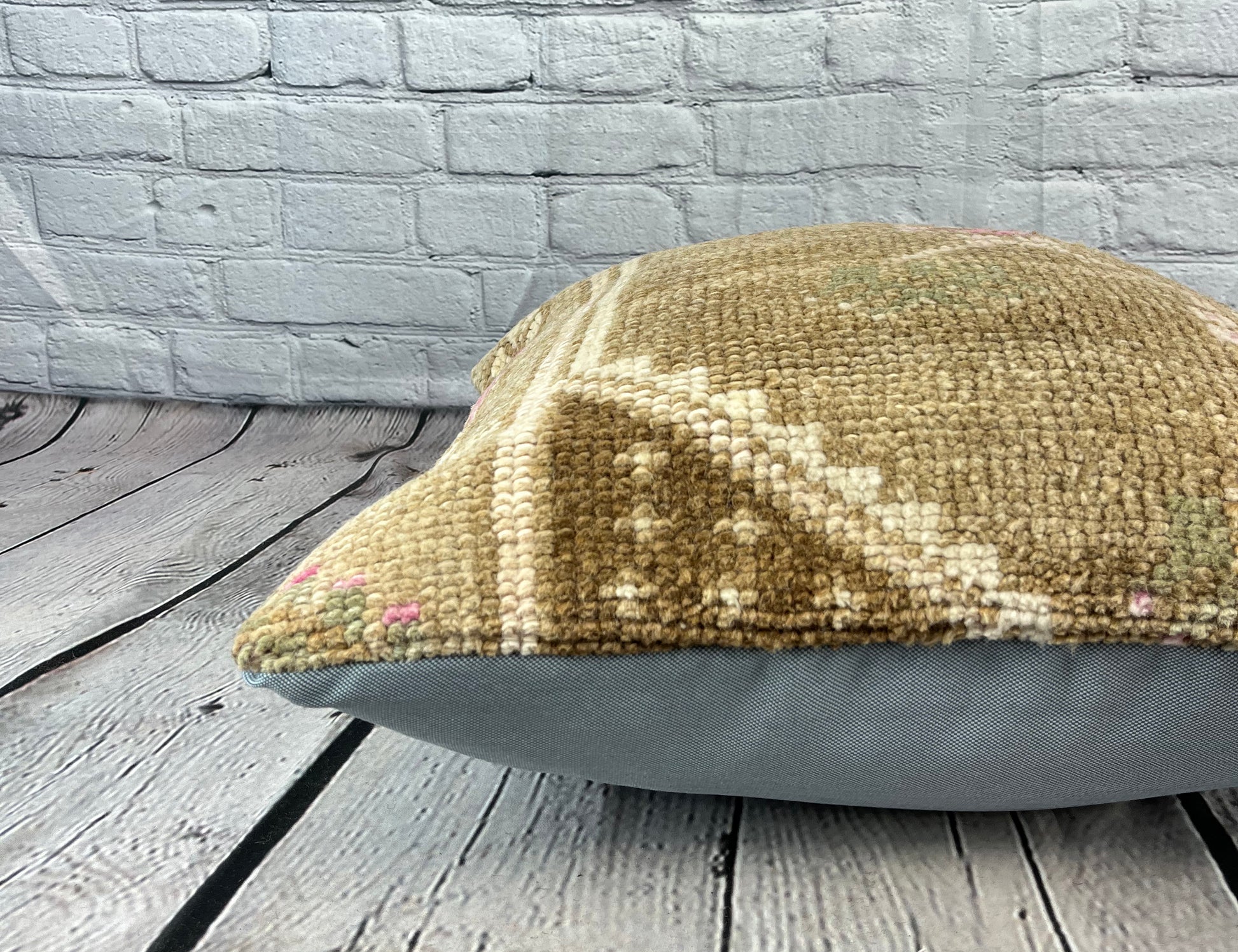 20 x 20 Rug Pillow Cappadocian Mystical Turkish Pillow Cushion Cover #7400