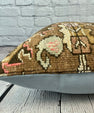 20 x 20 Rug Pillow Horizon Zenith Turkish Pillow Cushion Cover #7402