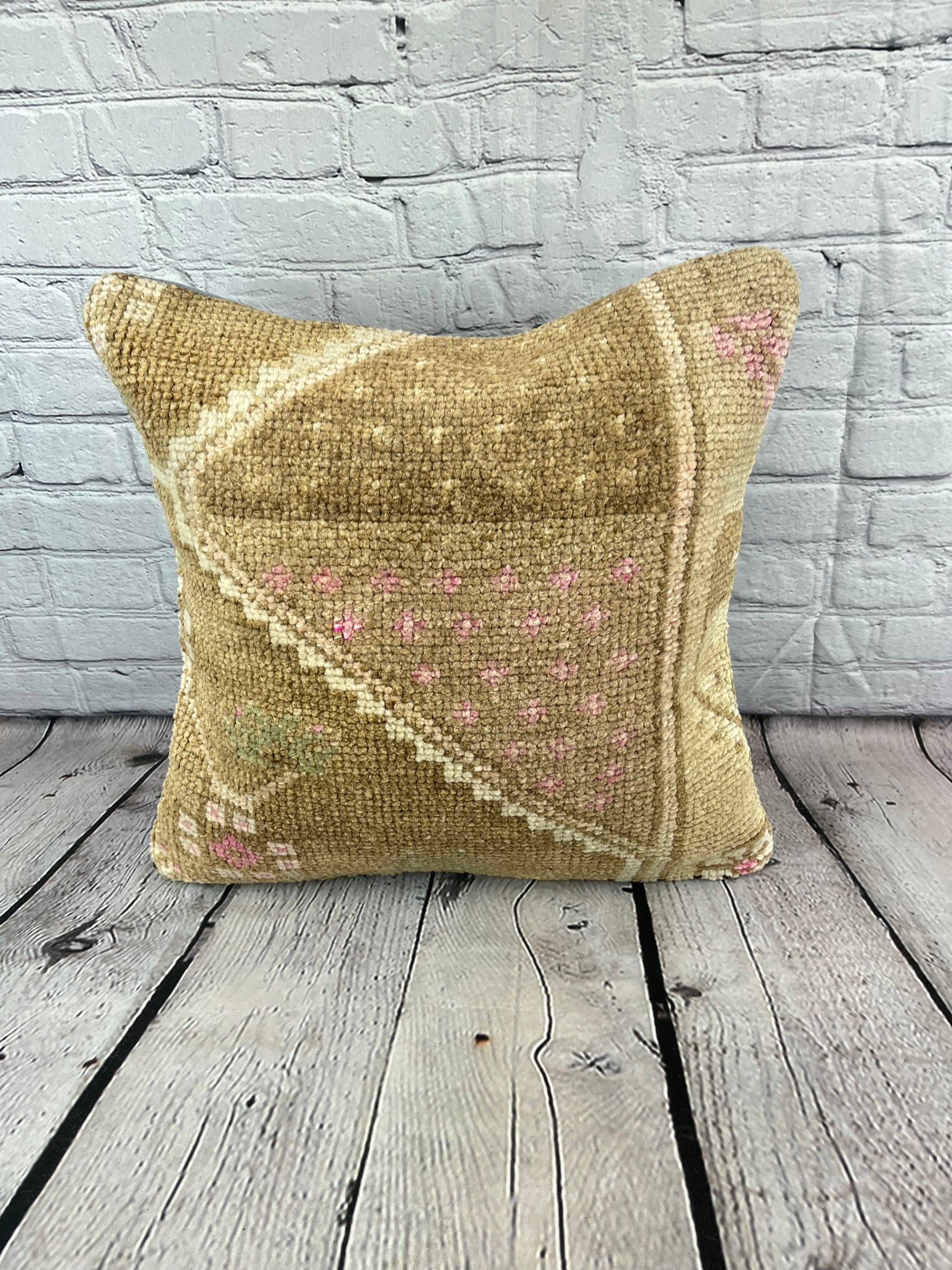 20 x 20 Rug Pillow Route Ethereal Turkish Pillow Cushion Cover #7397