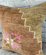 20 x 20 Rug Pillow Velvet Embrace Turkish Pillow Cushion Cover #7405