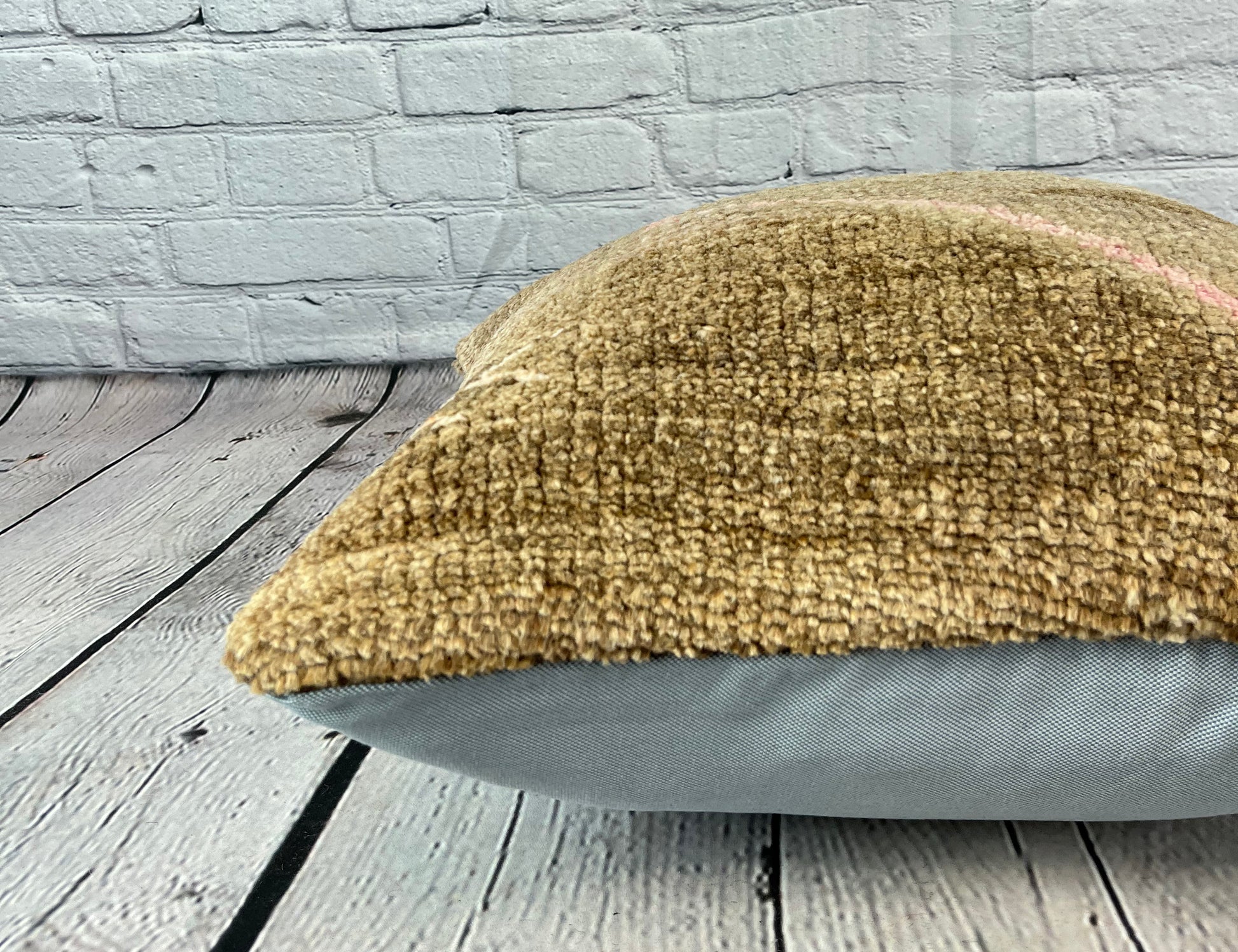 20 x 20 Rug Pillow Aegean Tranquil Turkish Pillow Cushion Cover #7404