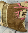 20 x 20 Rug Pillow Sapphire Serenade Turkish Pillow Cushion Cover #7646