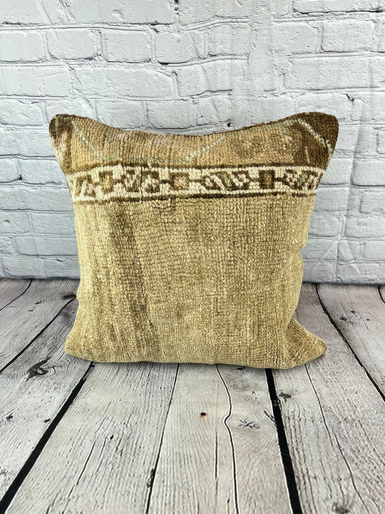 20 x 20 Rug Pillow Sultan's Luminous Turkish Pillow Cushion Cover #7733