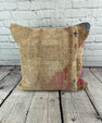 20 x 20 Rug Pillow Luminous Haven Turkish Pillow Cushion Cover #7654