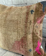 20 x 20 Rug Pillow Luminous Haven Turkish Pillow Cushion Cover #7654